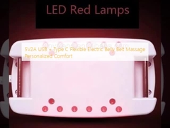 5V2A USB+タイプC 柔軟な電動腰帯 マッサージ 個別化された快適さ