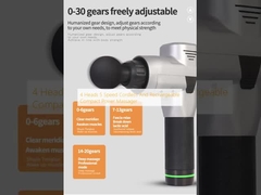 4 頭 5 スピード 無線 充電可能な コンパクト パワー マッサージ機