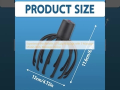 3つのマッサージモードで頭蓋骨マッサージのメリットを体験します