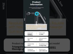 身体をリラックスさせるための新しいデザインの電気マッサージ銃で あなたのフィットネスルーチンに革命を起こしてください