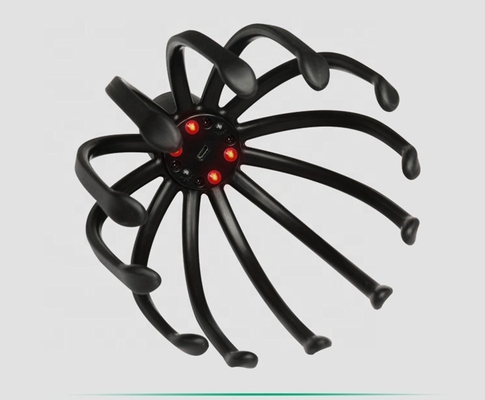 耐久性のある電動オクトポスヘッドマッサージ機 コンパクト 充電可能な頭皮マッサージ機