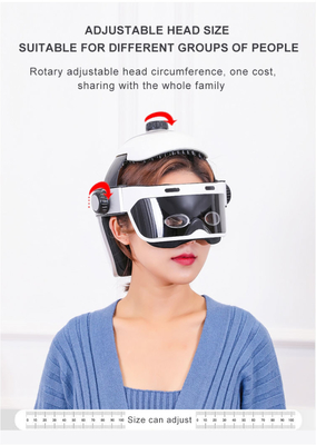 FCC ROHS 電動頭皮マッサージヘルメット 3階層脳マッサージヘルメット