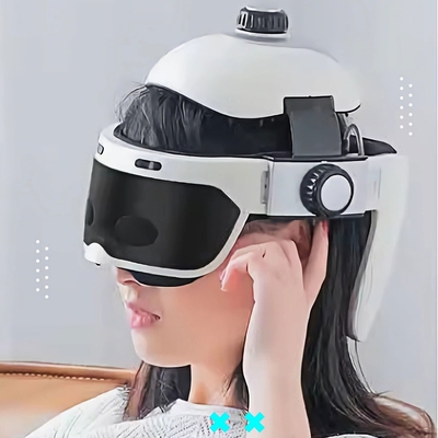 3強度レベル ヘッドマッサージ ヘルメット 28W ヘッドアイマッサージ