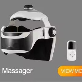 4つのモード 電気頭皮マッサージ ヘルメット 90分目頭マッサージ