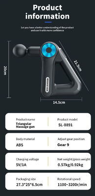 身体をリラックスさせるための新しいデザインの電気マッサージ銃で あなたのフィットネスルーチンに革命を起こしてください